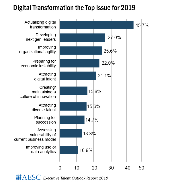 Top Business Issue AESC Outlook Report 2019