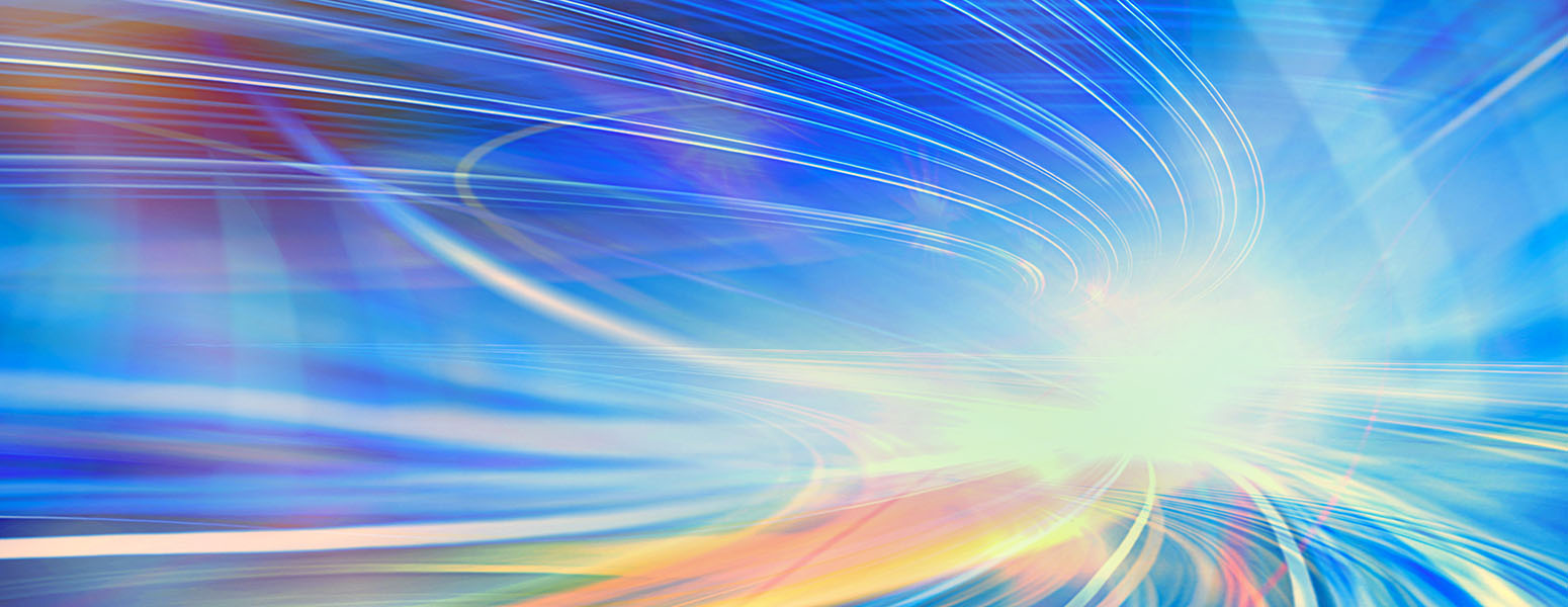 Abstract speed motion in urban highway road tunnel