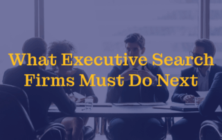What executive search firms must do next: professionals sitting around a conference table