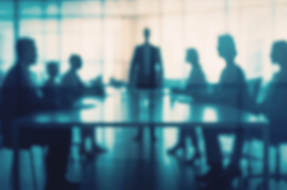 Business people in the office, blurred